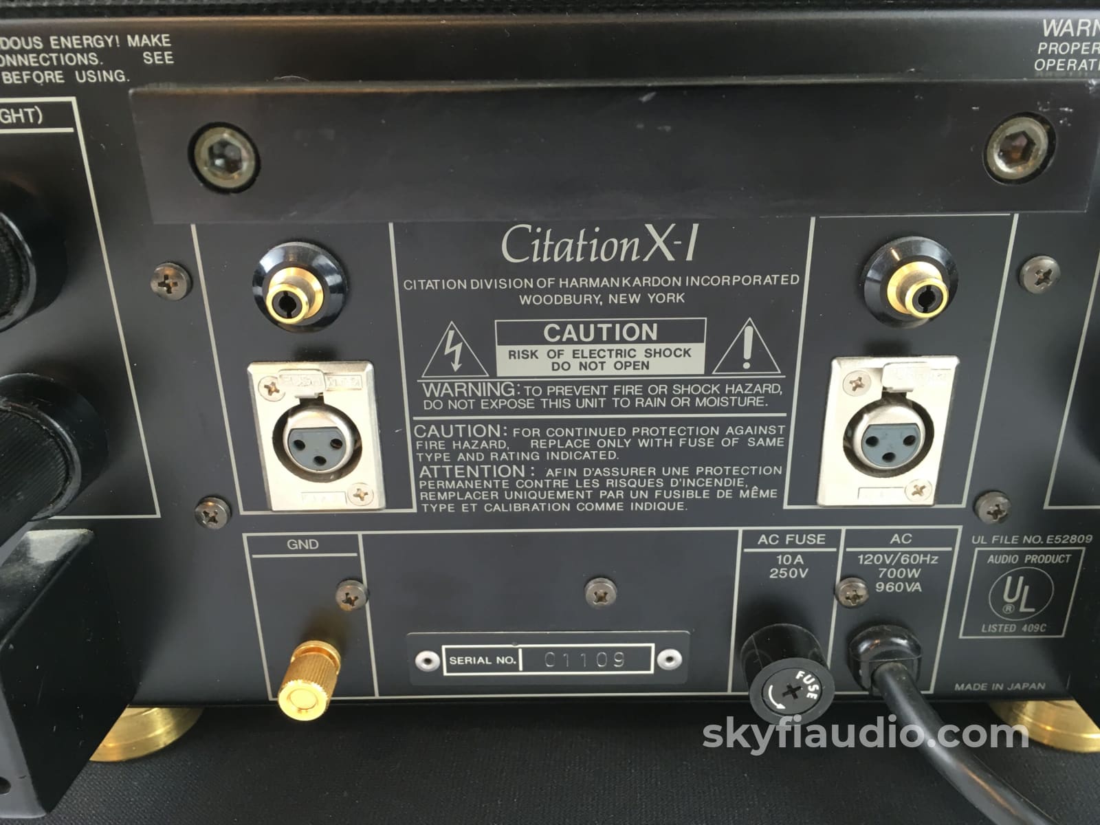 Harman Kardon Citation X-I And X-Ii Matching Preamp Amplifier - Very Rare Collectable Preamplifier