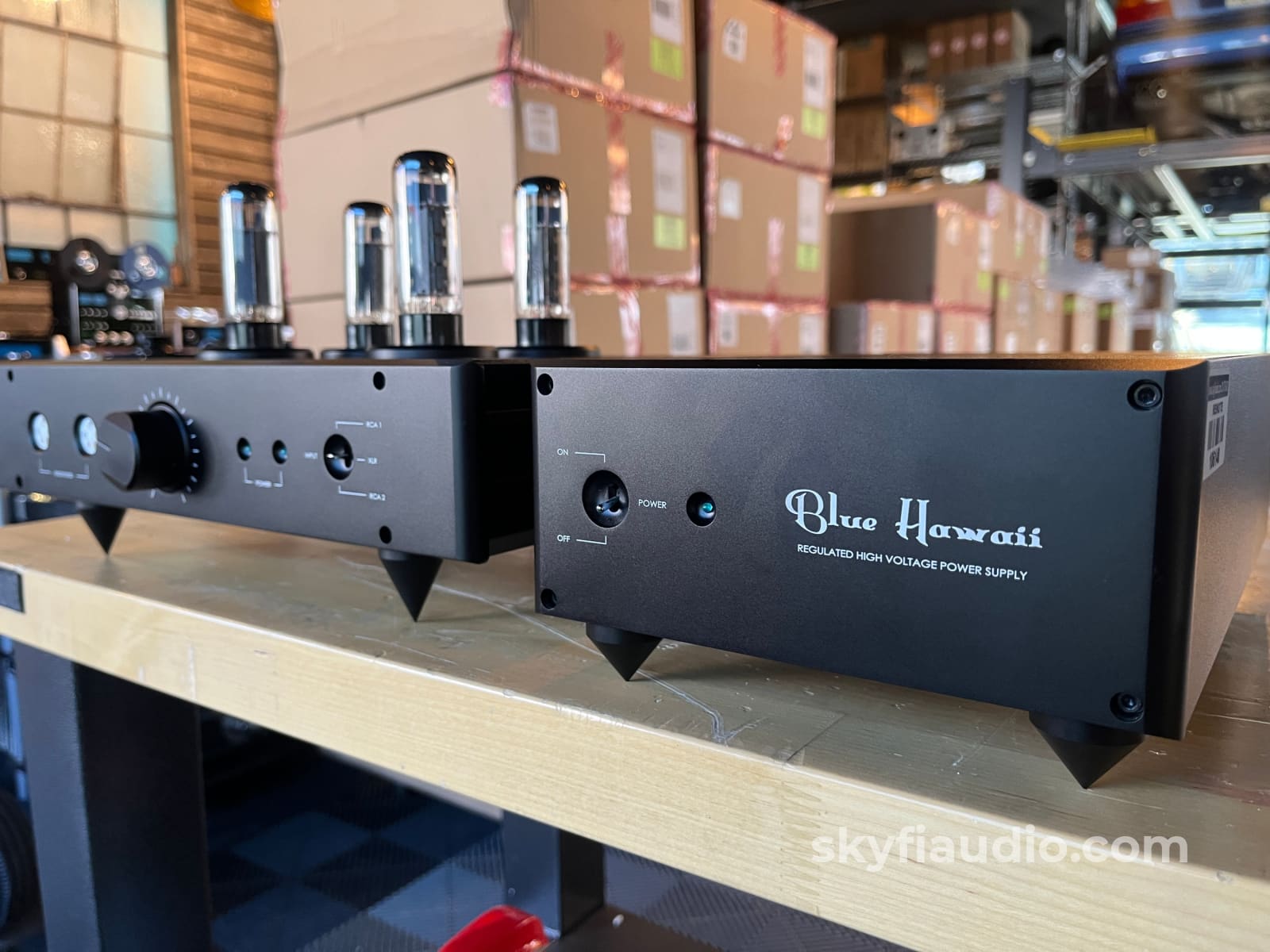 HeadAmp Blue Hawaii Special Edition Electrostatic Headphone Amplifier Integrated Amplifier