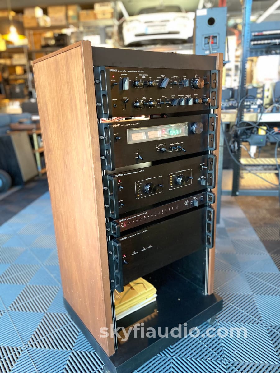 Heathkit Complete Stereo System In Rack Integrated Amplifier