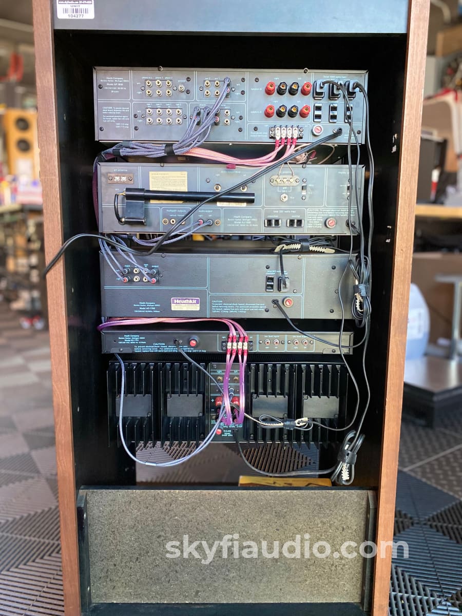 Heathkit Complete Stereo System In Rack Integrated Amplifier