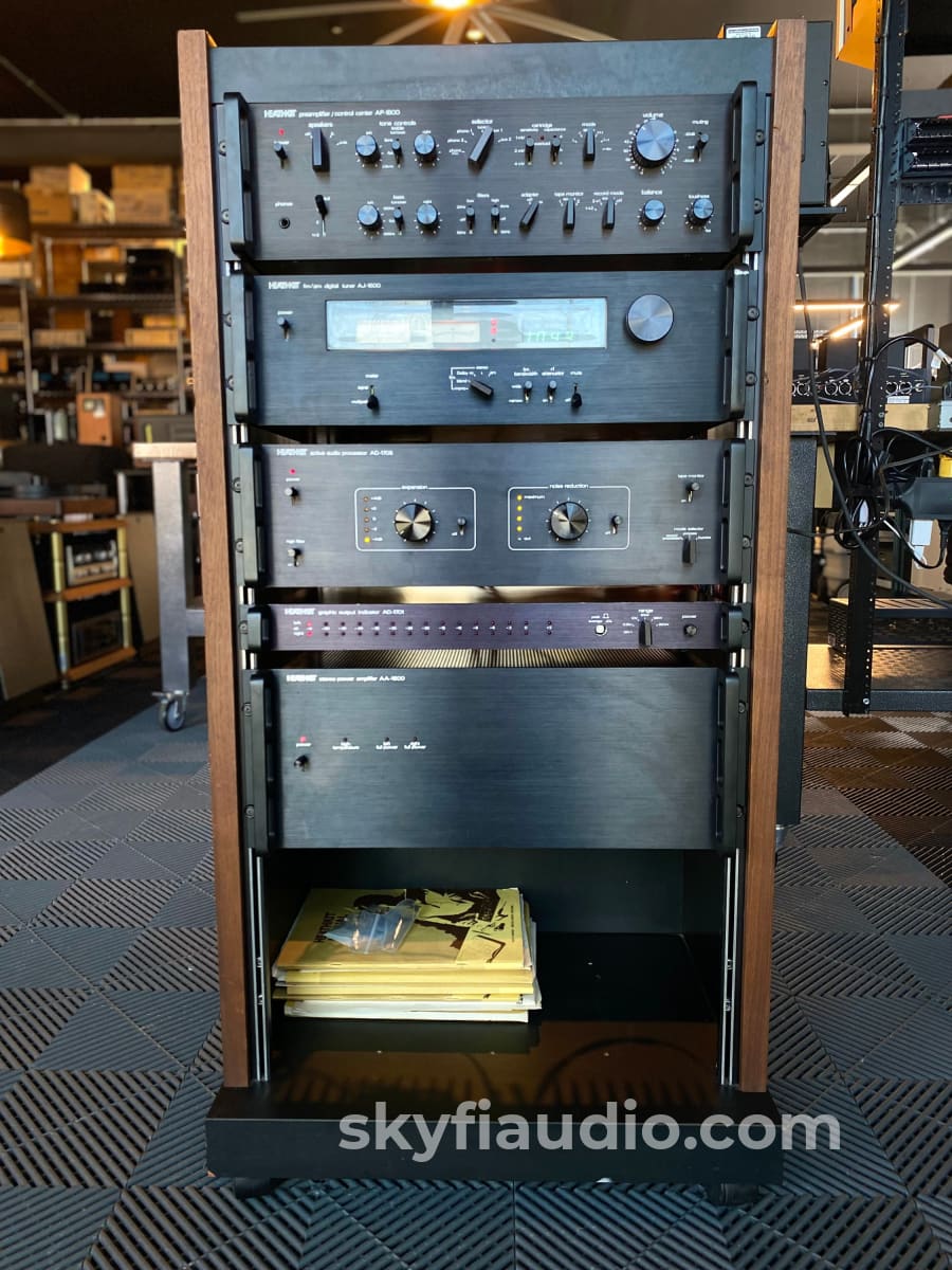 Heathkit Complete Stereo System In Rack Integrated Amplifier
