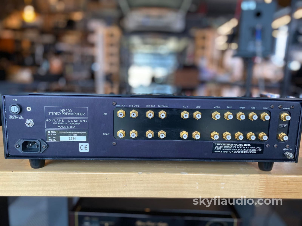 Hovland Hp-100 Tube Analogue Preamp - Stunning Inside And Out! Preamplifier