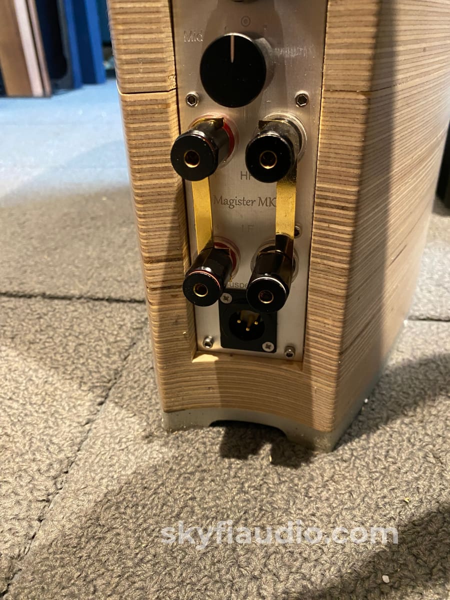 Ilumnia Magister Mkii Field Coil Speakers - Like New And Complete