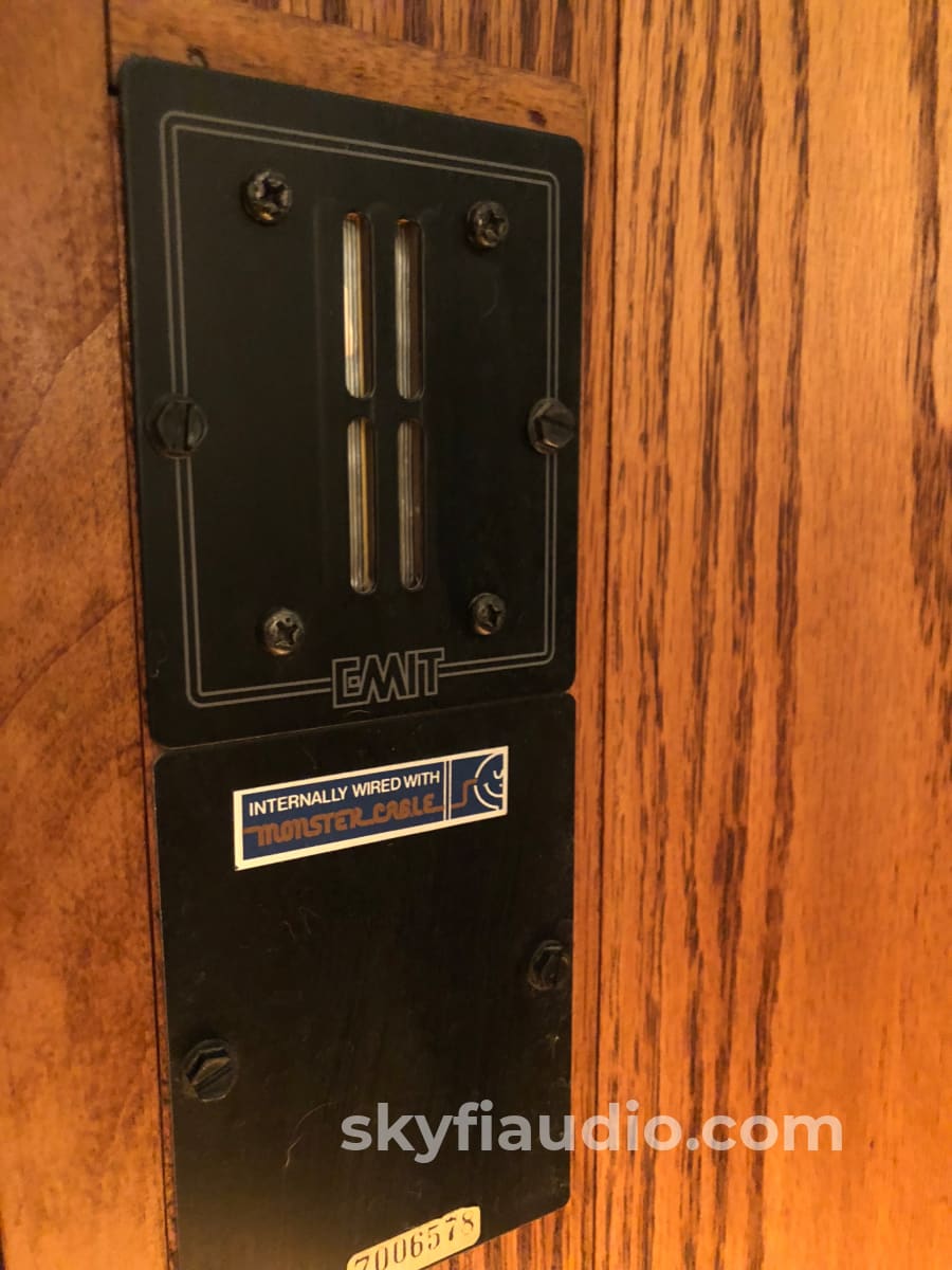 Infinity Reference Standard Rs Ii-B Vintage Ribbon Speakers With Lf Eq Near Perfect