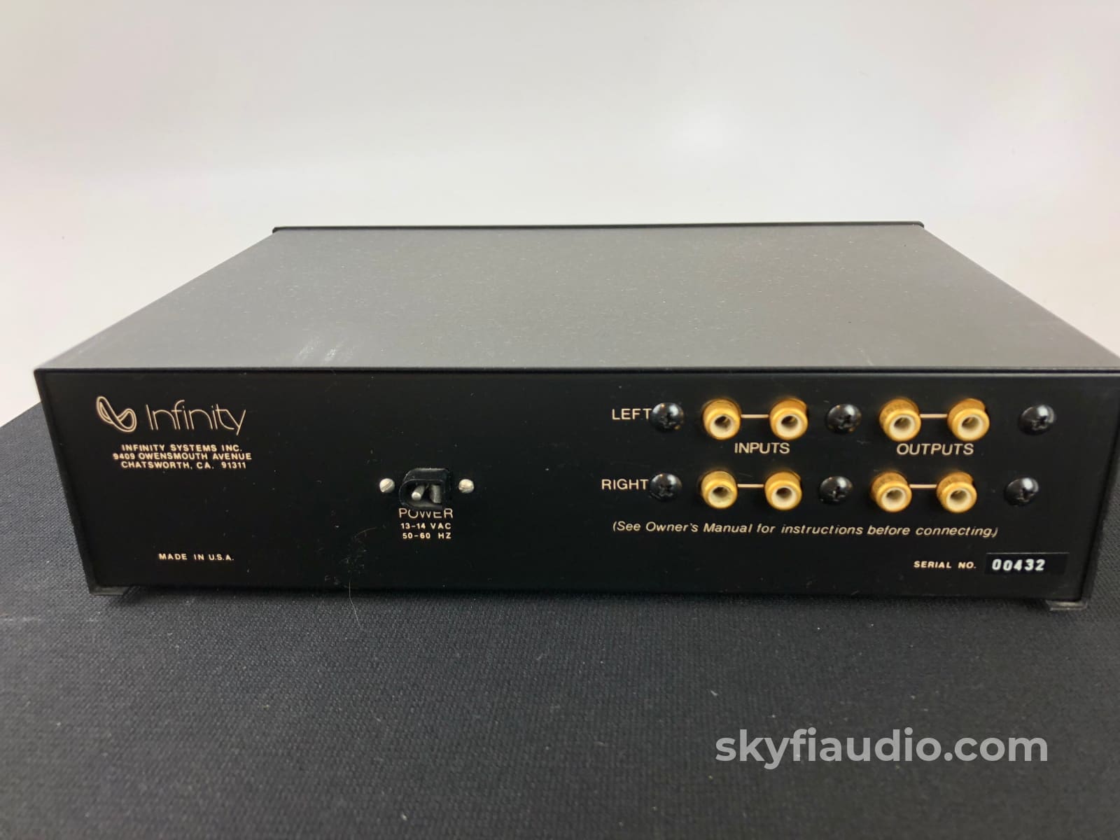 Infinity Reference Standard Rs Ii-B Vintage Ribbon Speakers With Lf Eq Near Perfect