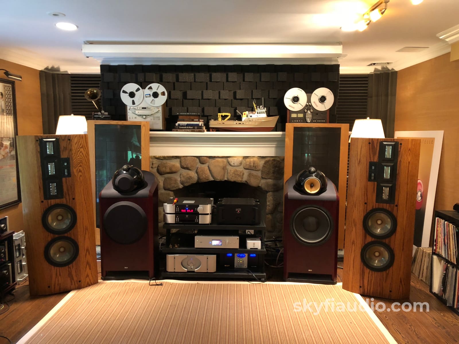 Infinity Reference Standard Rs Ii-B Vintage Ribbon Speakers With Lf Eq Near Perfect