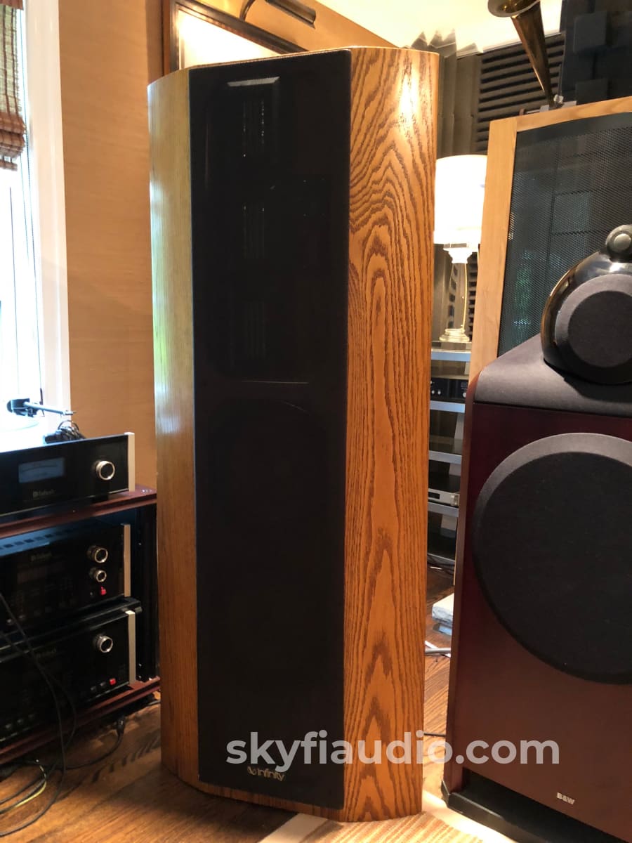 Infinity Reference Standard Rs Ii-B Vintage Ribbon Speakers With Lf Eq Near Perfect
