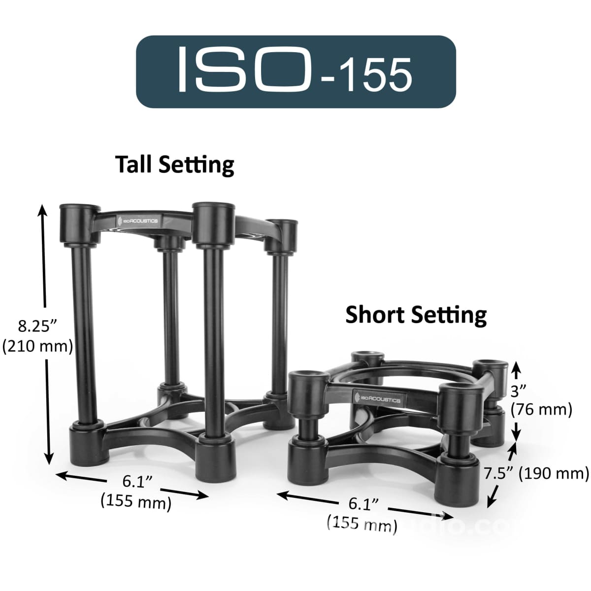 IsoAcoustics ISO Stands for Studio Monitor Isolation Accessory