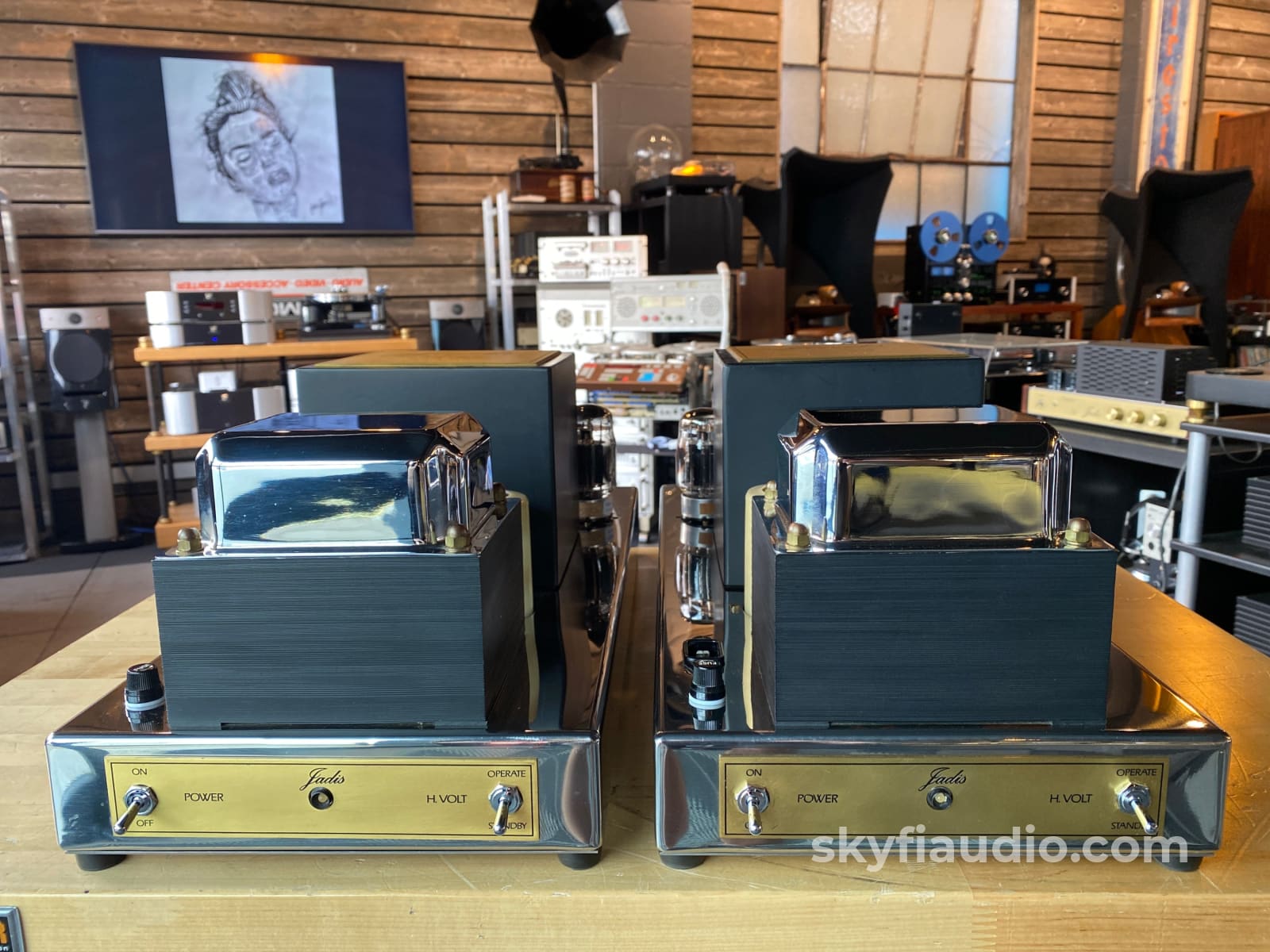 Jadis Ja80 Tube Monoblocks W/Sound Anchor Stands - Made In France Amplifier