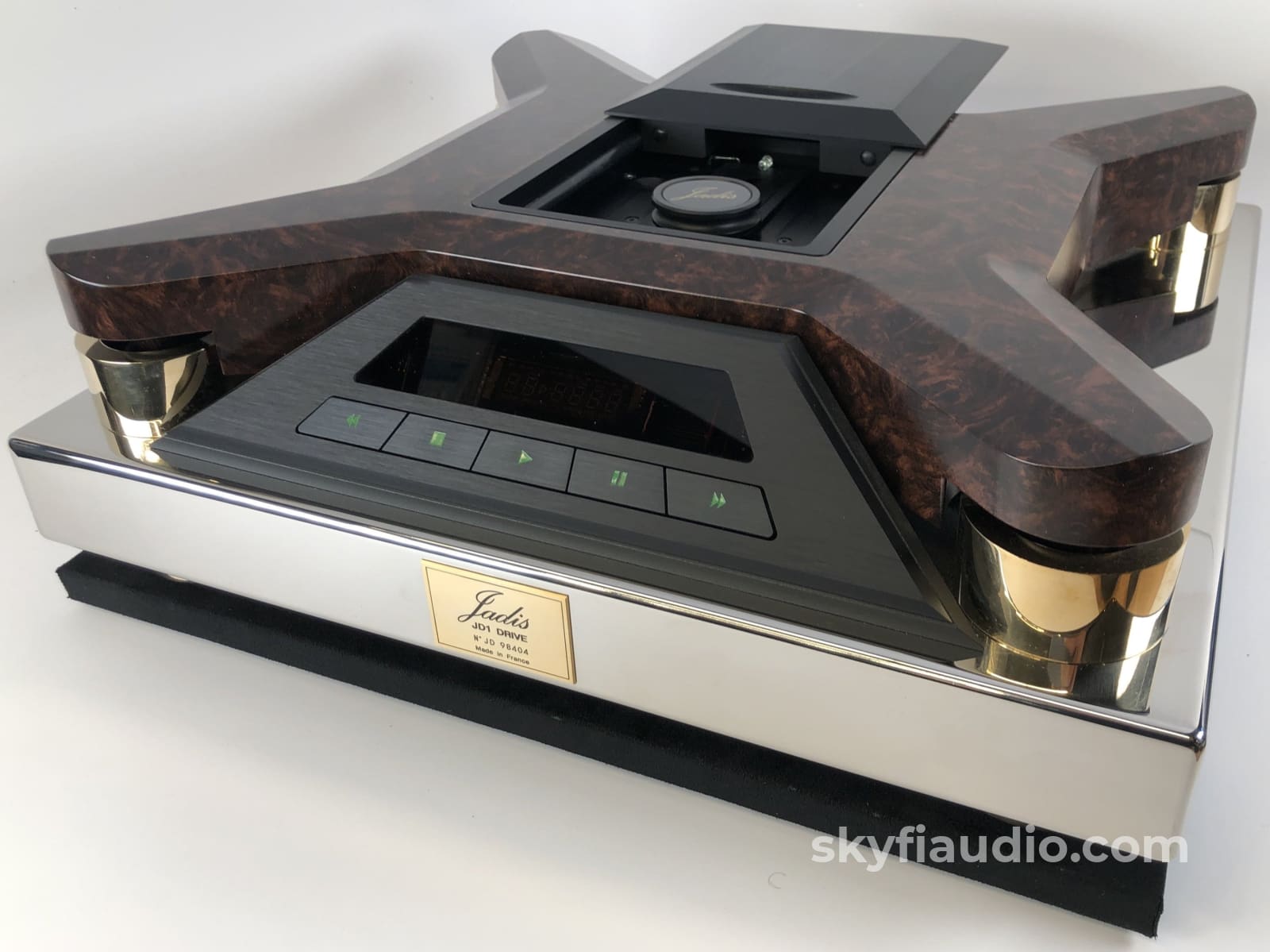 Jadis Jd1 Drive Cd Transport In Rare Rosewood - Like New In Box + Digital