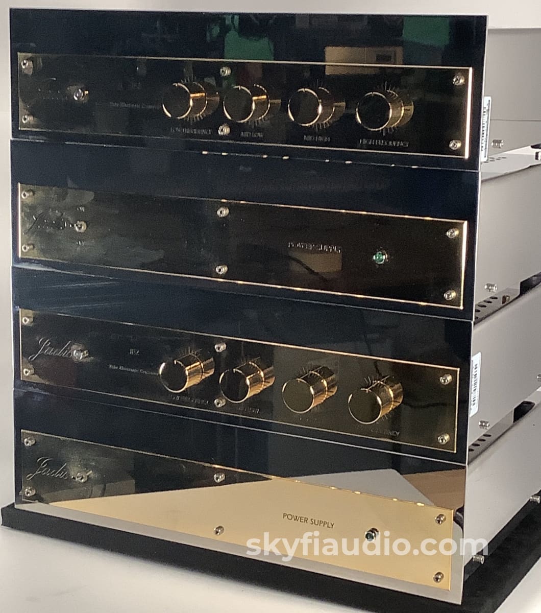Jadis Jf2 Tube Electronic 4-Way Crossover - 4 Chassis Dual Mono Setup Including Power Supplies