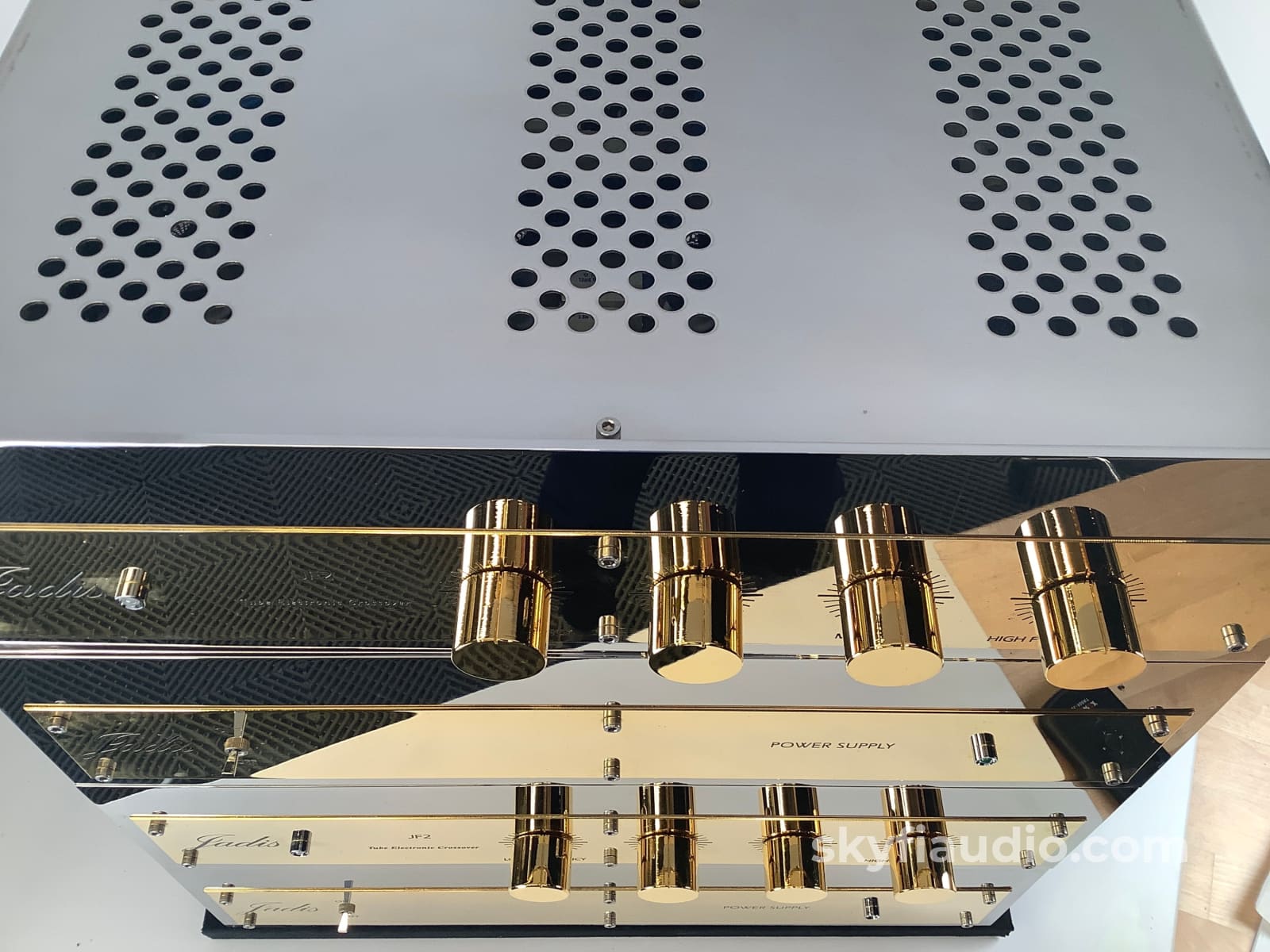 Jadis Jf2 Tube Electronic 4-Way Crossover - 4 Chassis Dual Mono Setup Including Power Supplies