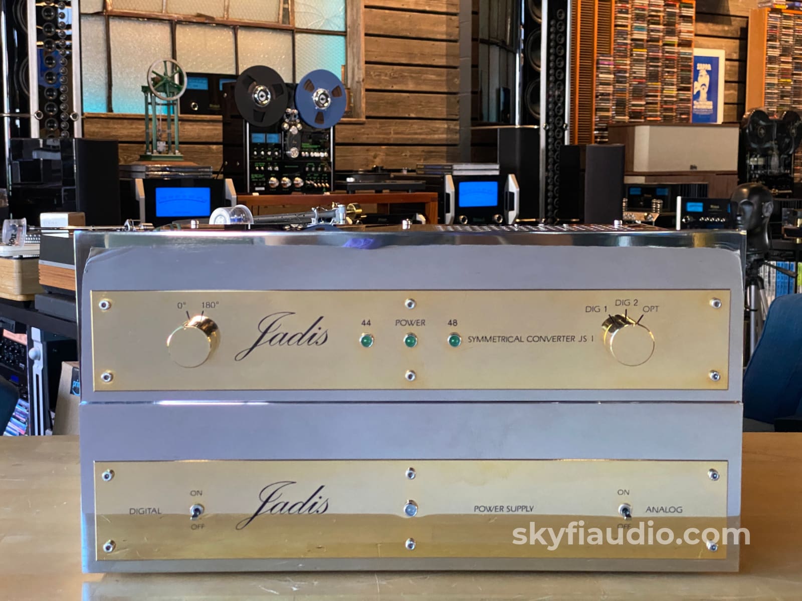 Jadis Js1 Dual Chassis Tube Dac With Power Supply - Made In France Cd + Digital