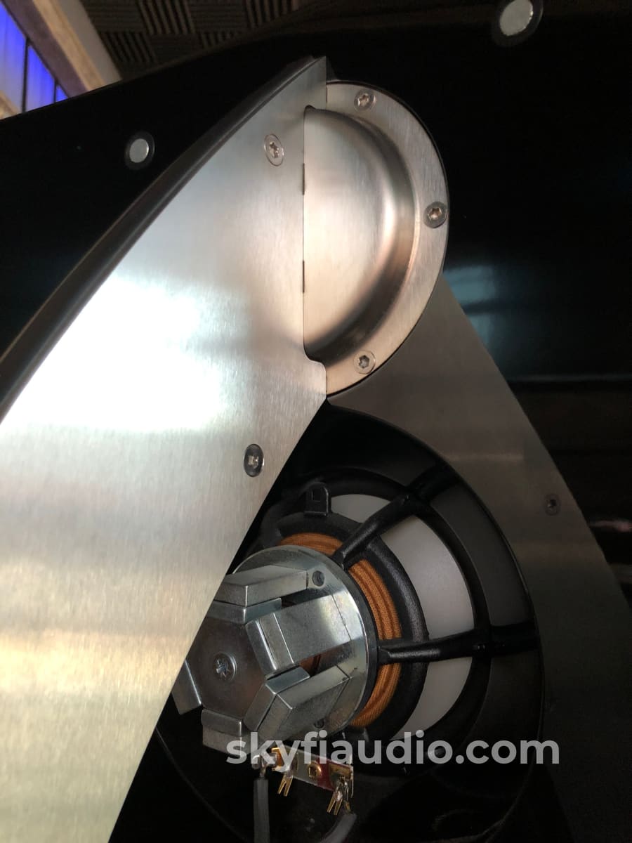 Jamo R909 Reference Speakers In Gloss Black - Made Denmark Open Baffle Design With Dual 15 Woofers