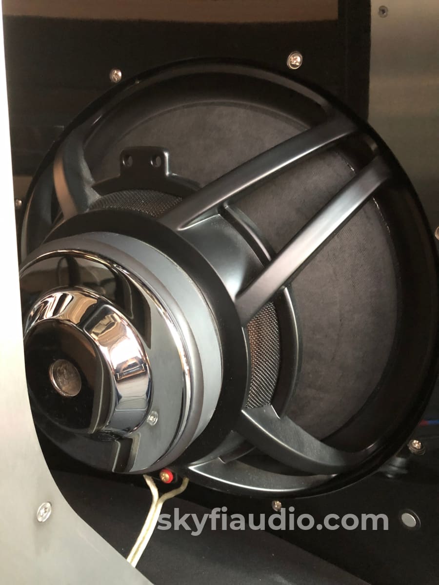 Jamo R909 Reference Speakers In Gloss Black - Made Denmark Open Baffle Design With Dual 15 Woofers