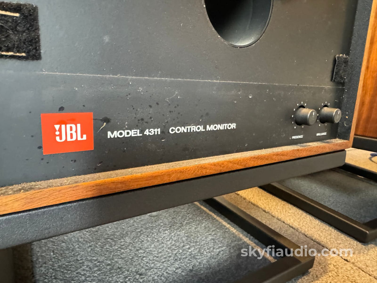 Jbl 4311 Vintage Studio Monitors With Stands - Wow Speakers