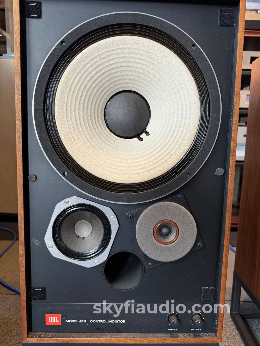 Jbl 4311 Vintage Studio Monitors With Stands - Wow Speakers