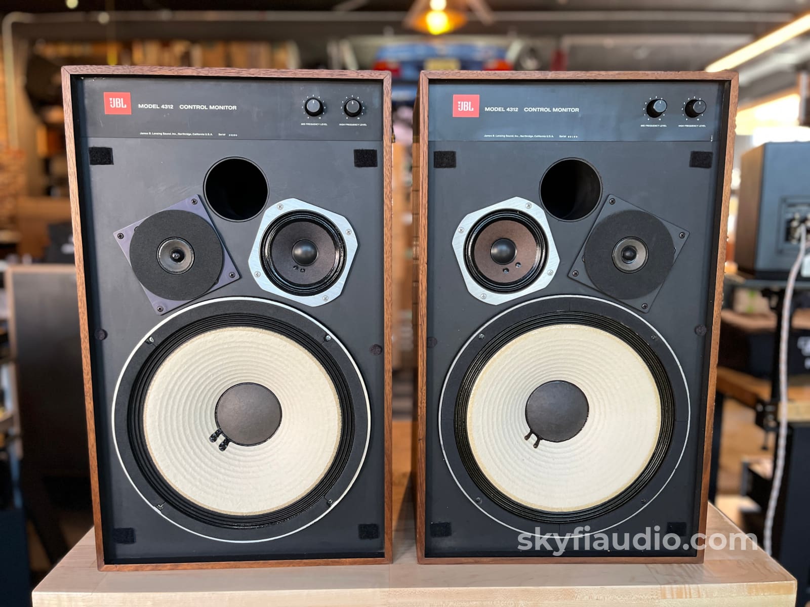 JBL 4312 Vintage Speakers - Serviced w/Restored Cabinets