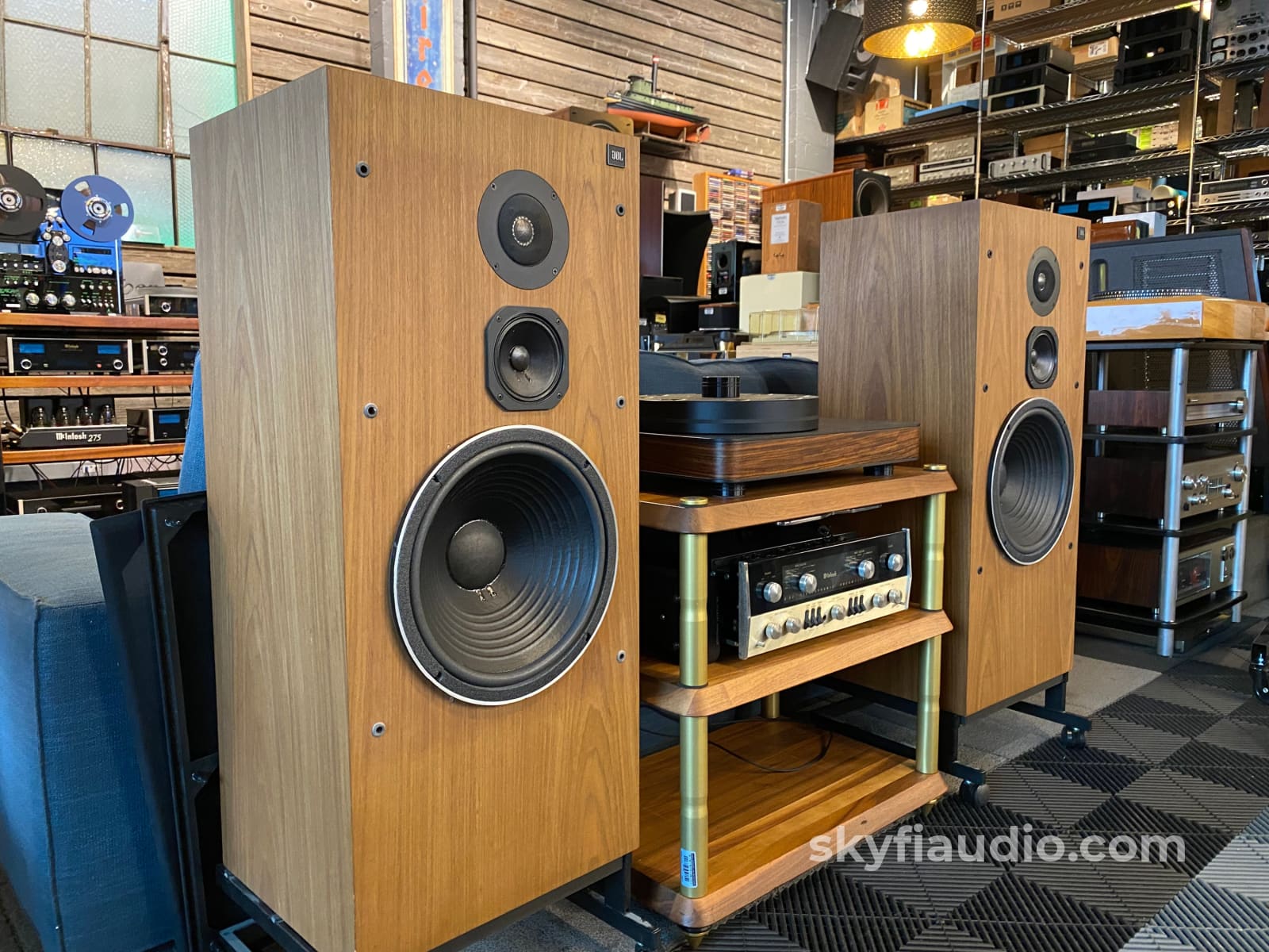 JBL L100T Vintage Speakers - Clean and Restored