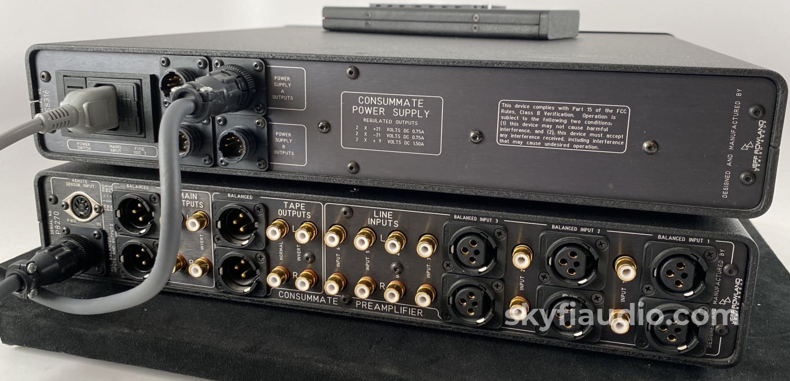 Jeff Rowland Design Group Consummate Dual Chassis Preamplifier