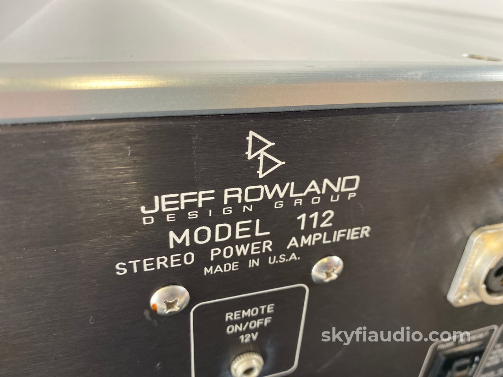 Jeff Rowland Model 112 Stereo Power Amplifier