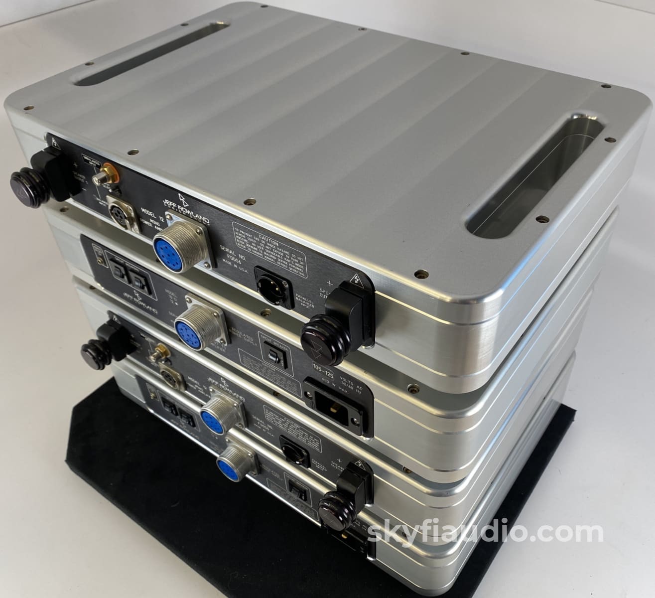 Jeff Rowland Model 12 - Four Piece Monoblock Amplifiers Wow Amplifier