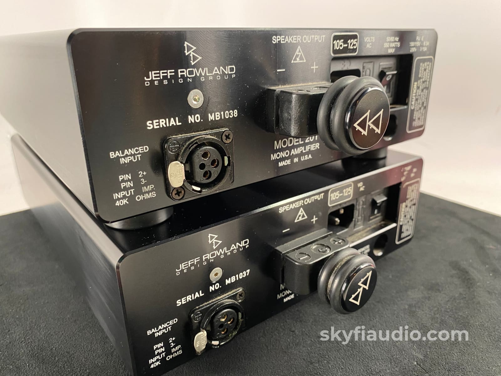 Jeff Rowland Model 201 Monoblock Amplifier Pair