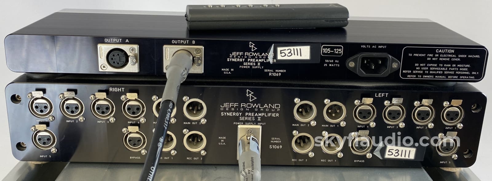 Jeff Rowland Synergy Mkii Two Piece Preamplifier With Remote