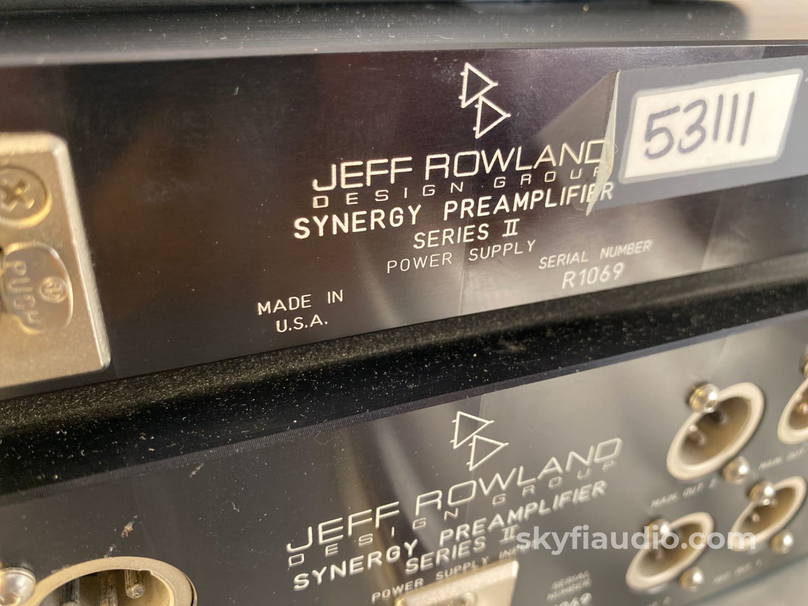 Jeff Rowland Synergy Mkii Two Piece Preamplifier With Remote