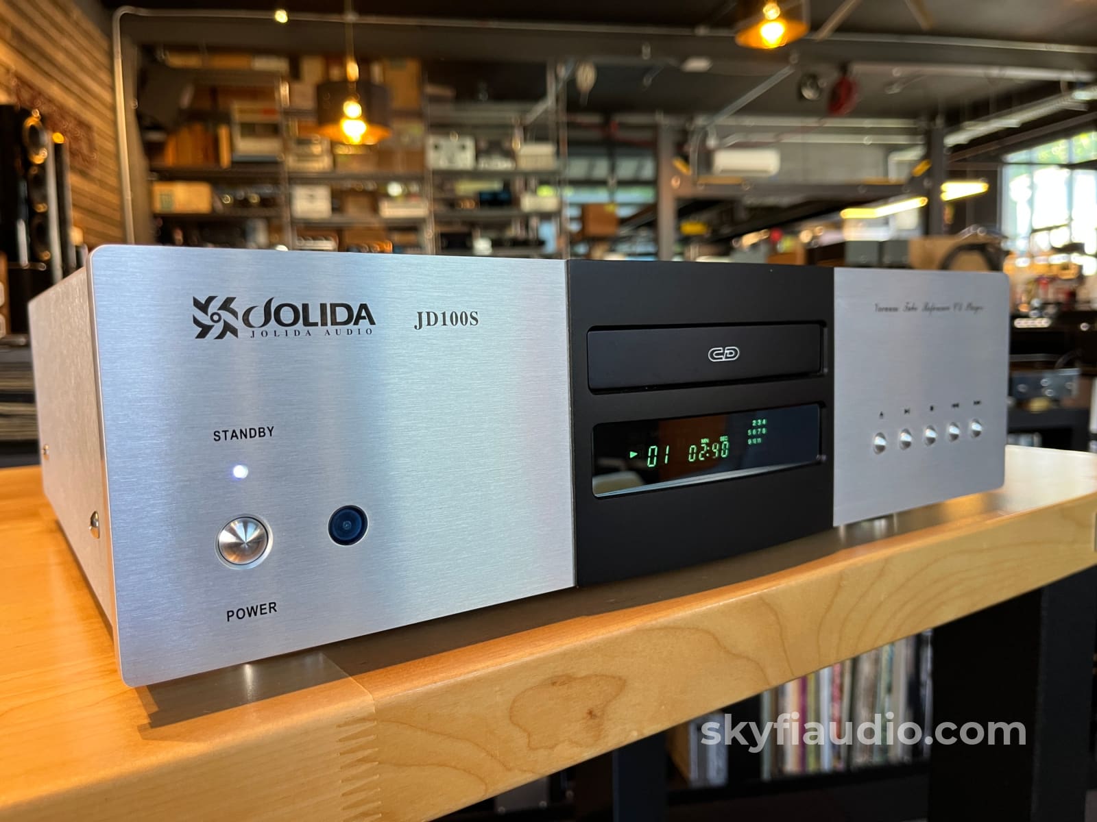 Jolida JD100S Tube CD player - W/ Vintage Amperex and Sylvania Tubes - CD + Digital