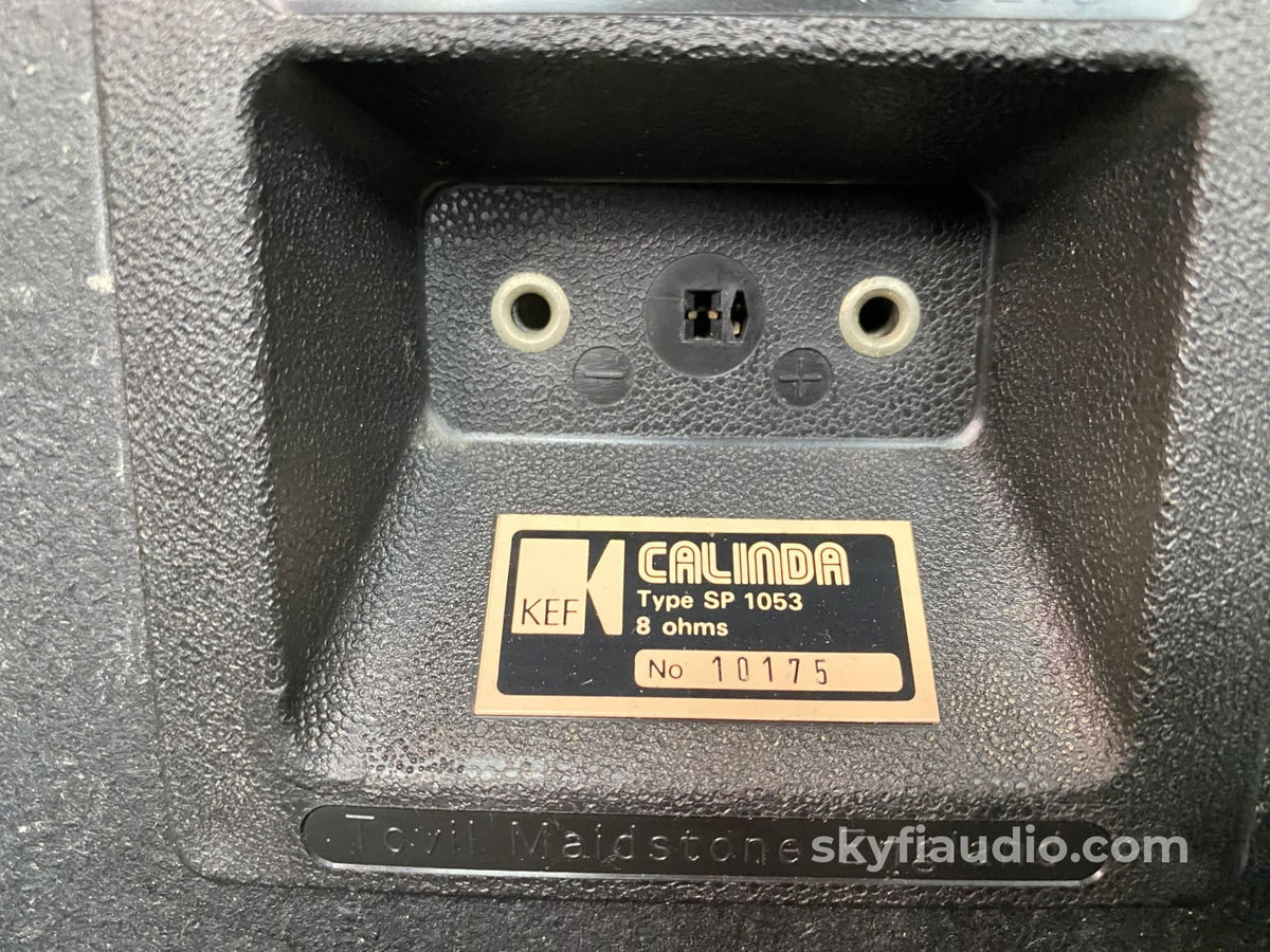 Kef Calinda Vintage Speakers