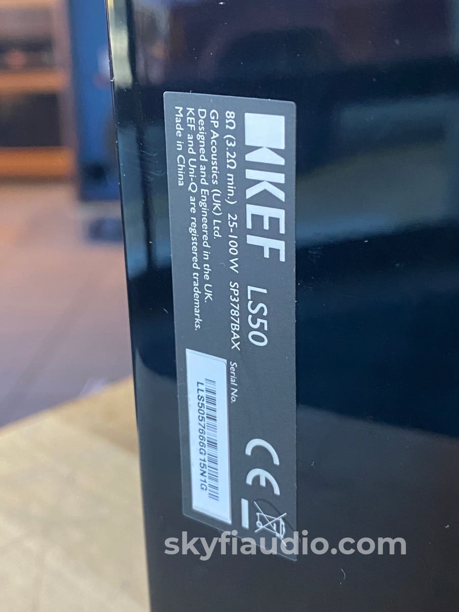 Kef Ls50 Bookshelf Speakers - Highly Reviewed Stereophile Class A