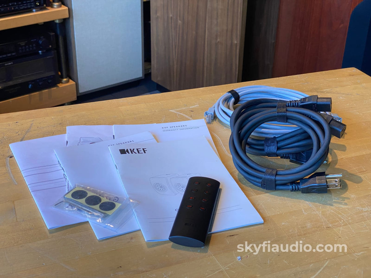 Kef Ls50 Wireless Speakers (V1) With Matching Stands - Latest Software