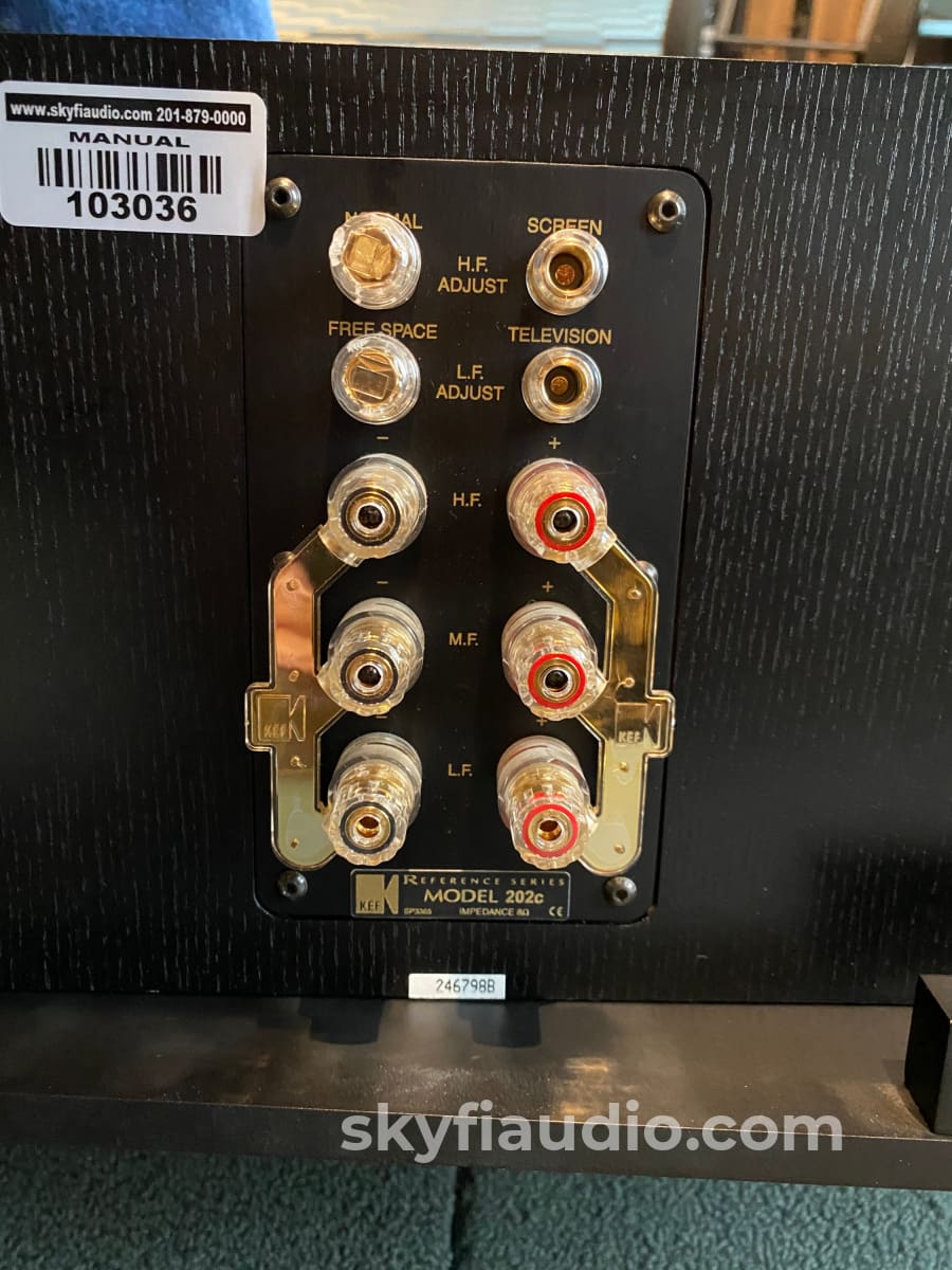 Kef Reference Home Theater Speaker System Package - Model Three-Two 202C And Tdm34Ds Speakers