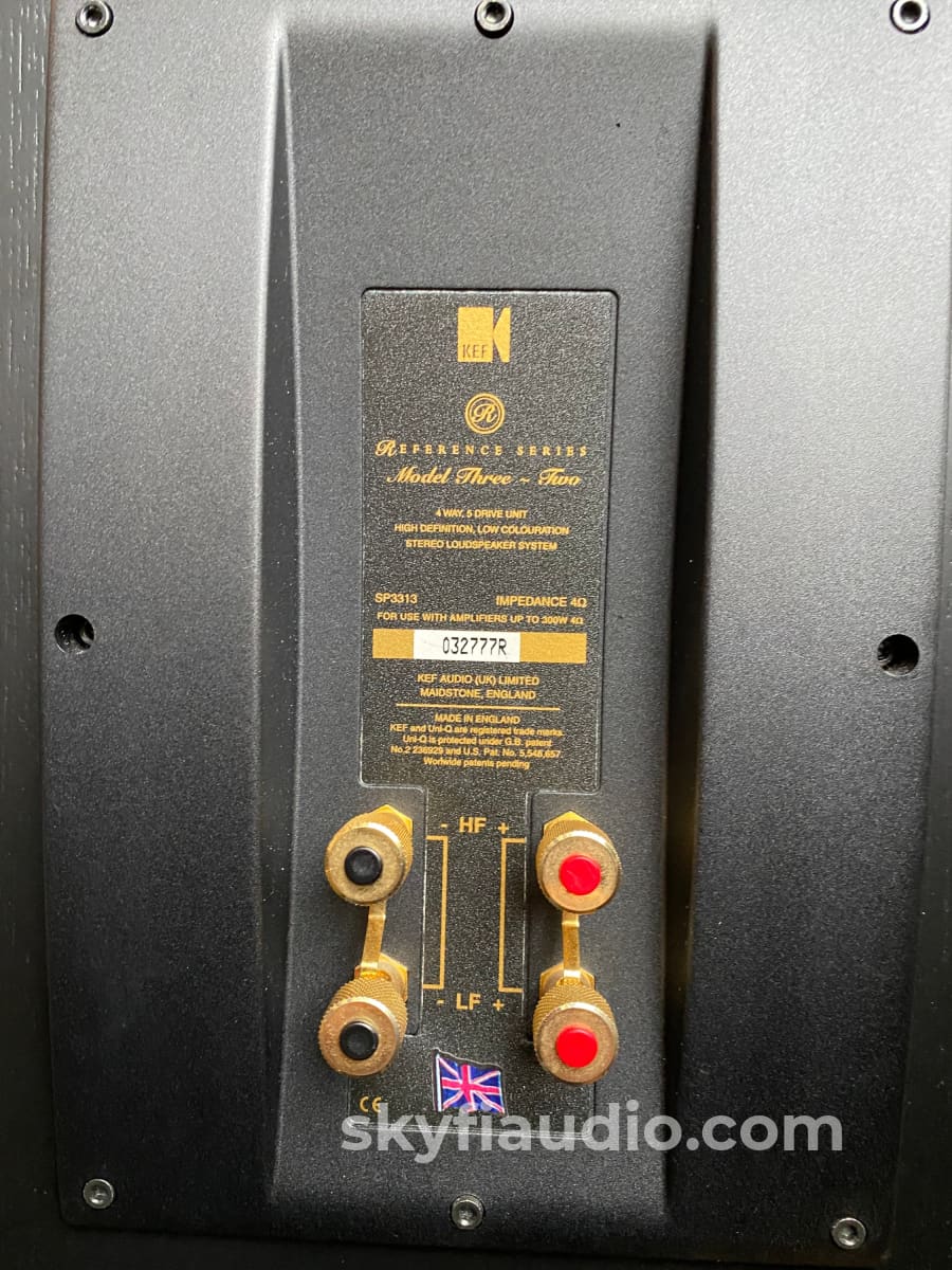 Kef Reference Home Theater Speaker System Package - Model Three-Two 202C And Tdm34Ds Speakers