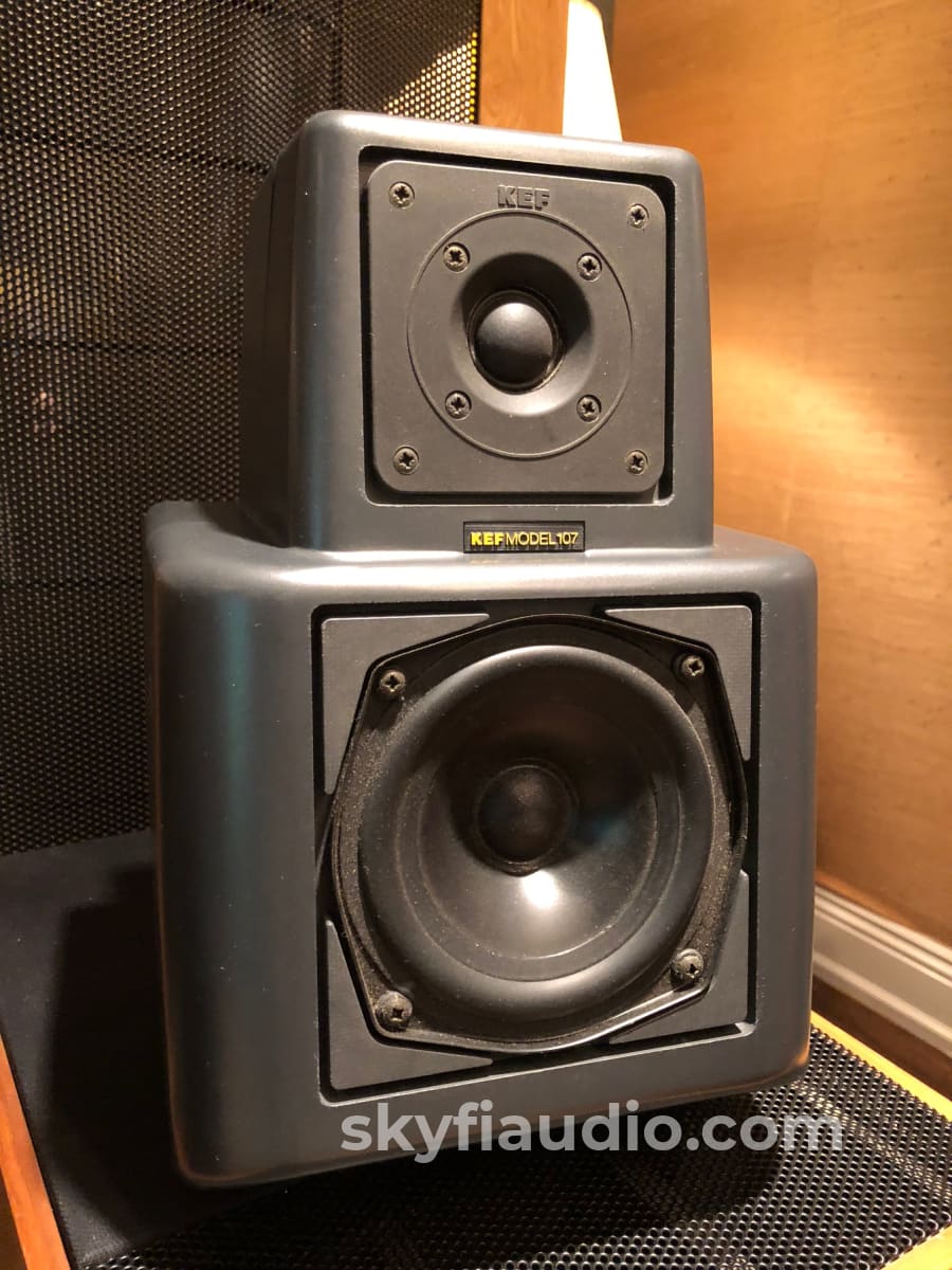 Kef Reference Series Model 107 Vintage Speakers Fully Restored
