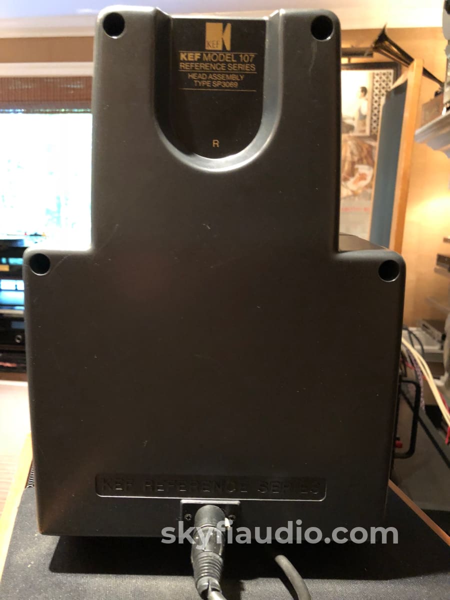 Kef Reference Series Model 107 Vintage Speakers Fully Restored