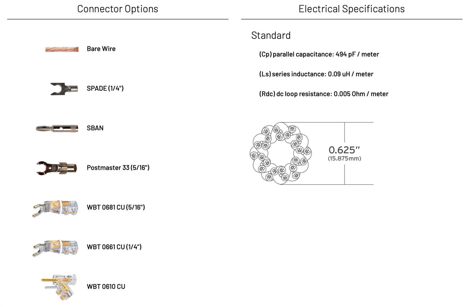 Kimber Kable - Ascent Series 12Tc Speaker Cables (Pair) New