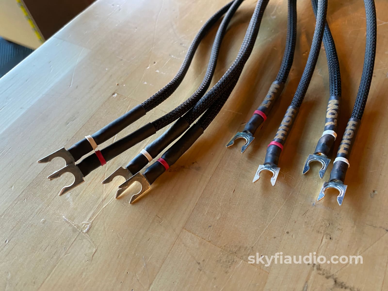 Kimber Kable Bifocal X Bi-Wire Speaker Cables (Pair) W/Spades - 6Ft