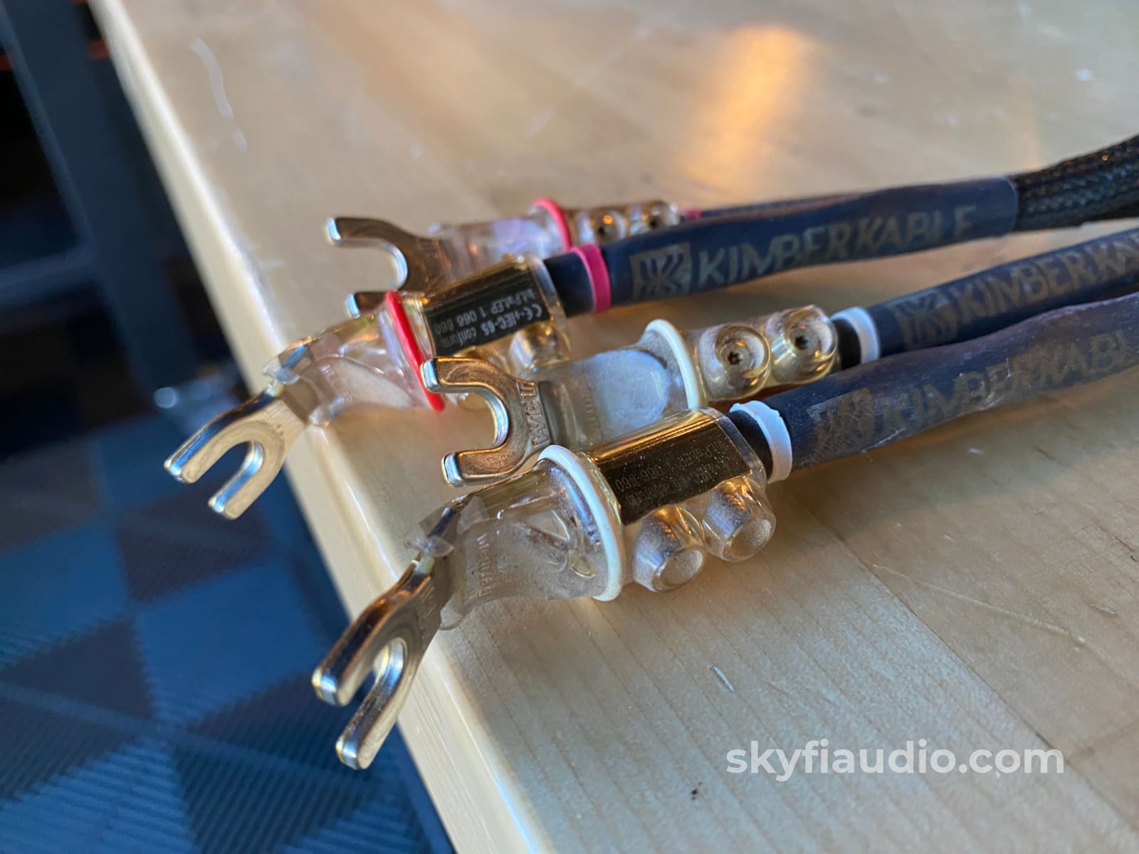 Kimber Kable Bifocal X Bi-Wire Speaker Cables (Pair) W/Spades - 6Ft