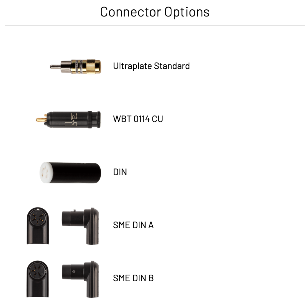 Kimber Kable - Specialty Series Tonearm Cable Tak-Cu New Cables