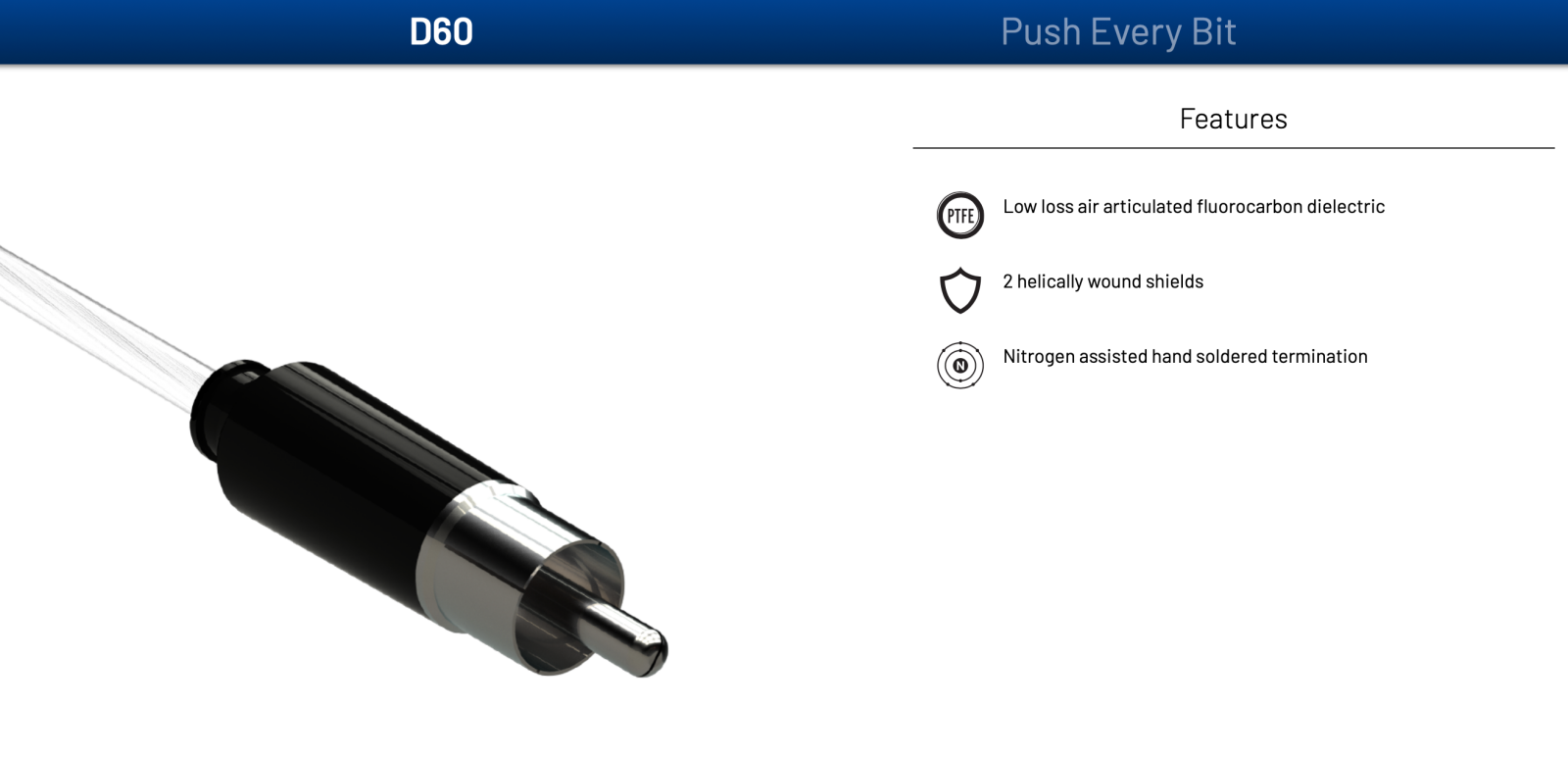 Kimber Kable Summit Series - Illuminations D60 Digital Cable 62 Cables