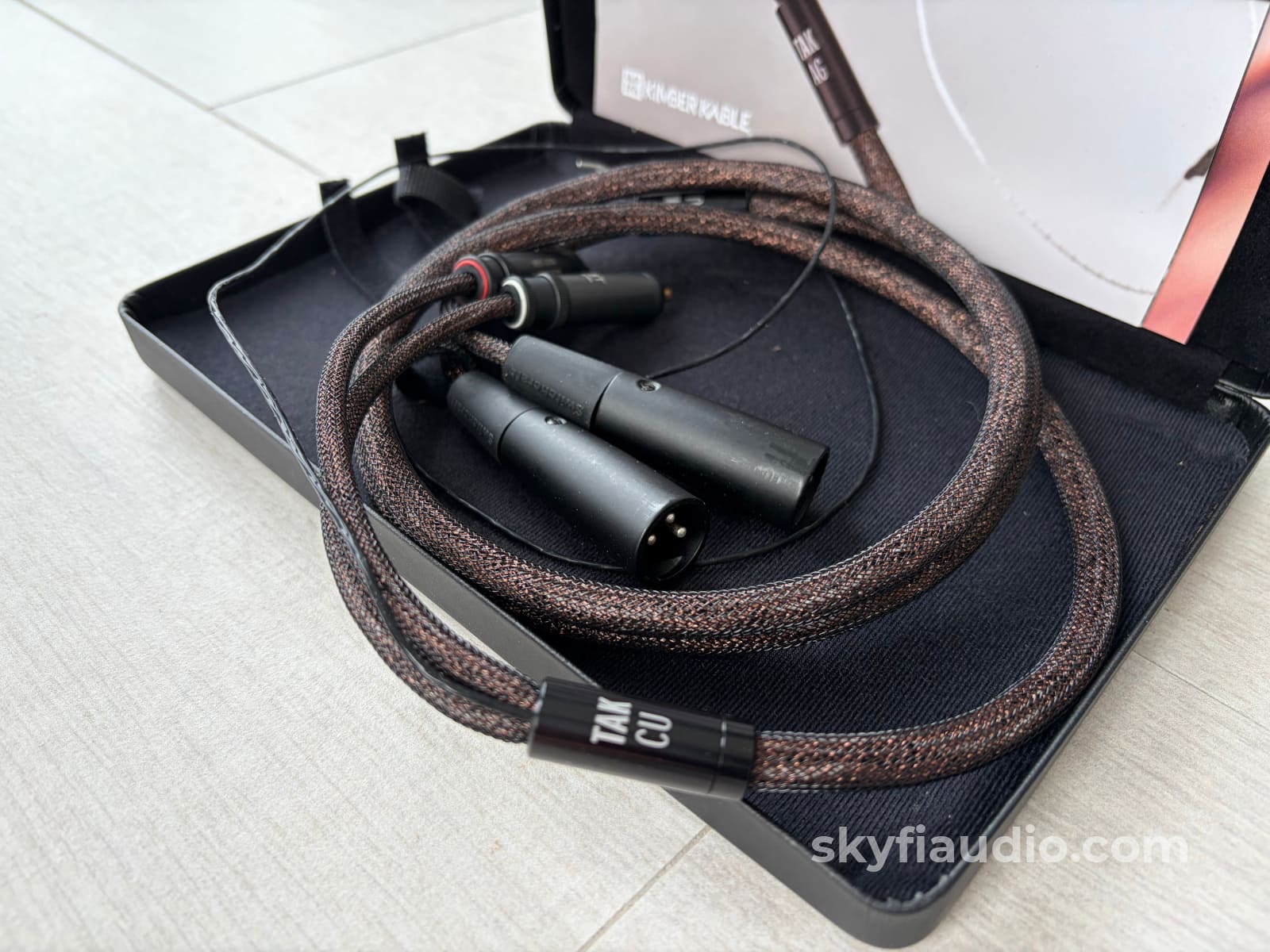 Kimber Kable TAK-CU Phono Cable - RCA to Balanced XLR - Perfect for Technics Cables