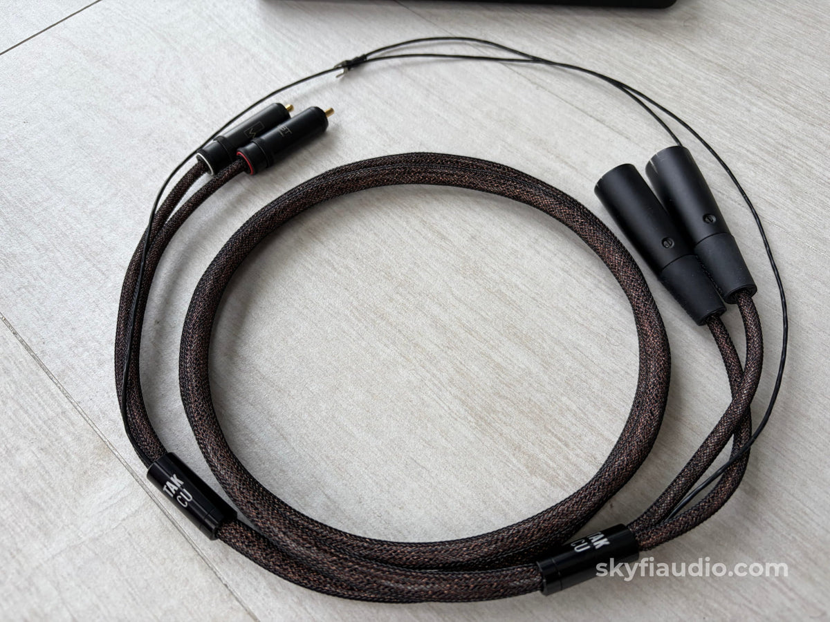 Kimber Kable TAK-CU Phono Cable - RCA to Balanced XLR - Perfect for Technics Cables
