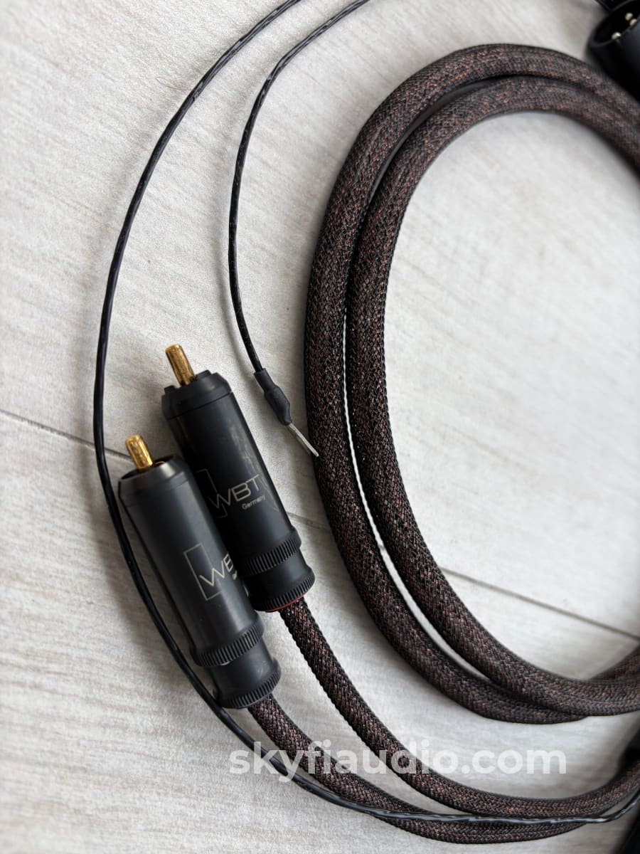 Kimber Kable TAK-CU Phono Cable - RCA to Balanced XLR - Perfect for Technics Cables