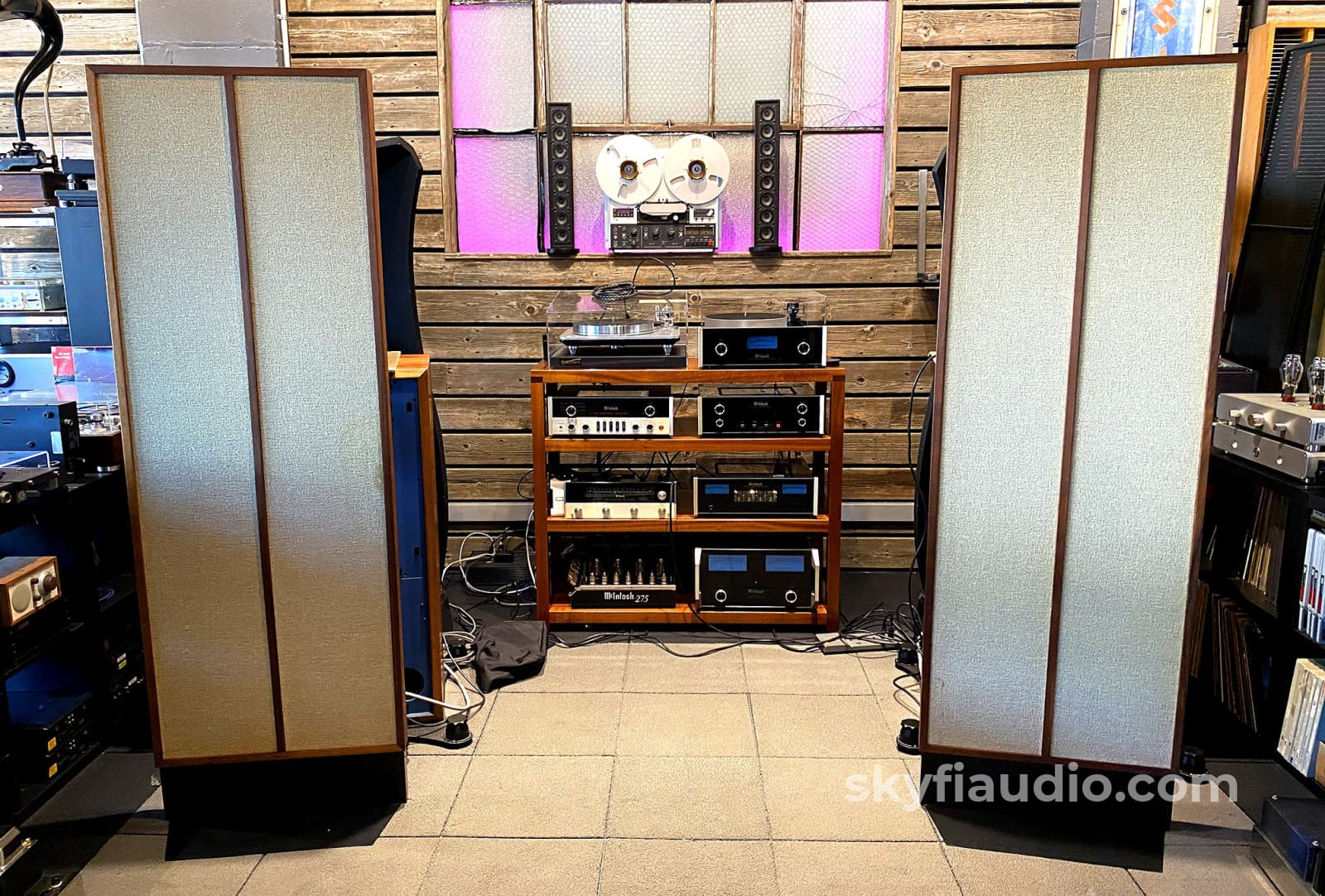 Klh Model 9 Electrostatic Speakers Complete Set!