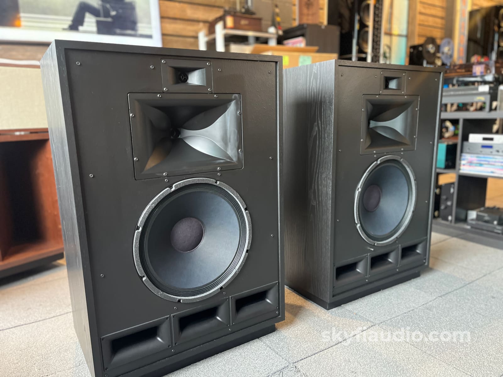 Klipsch Cornwall IV Heritage Series Speaker Pair (Black Ash) - Pre-Loved Speakers