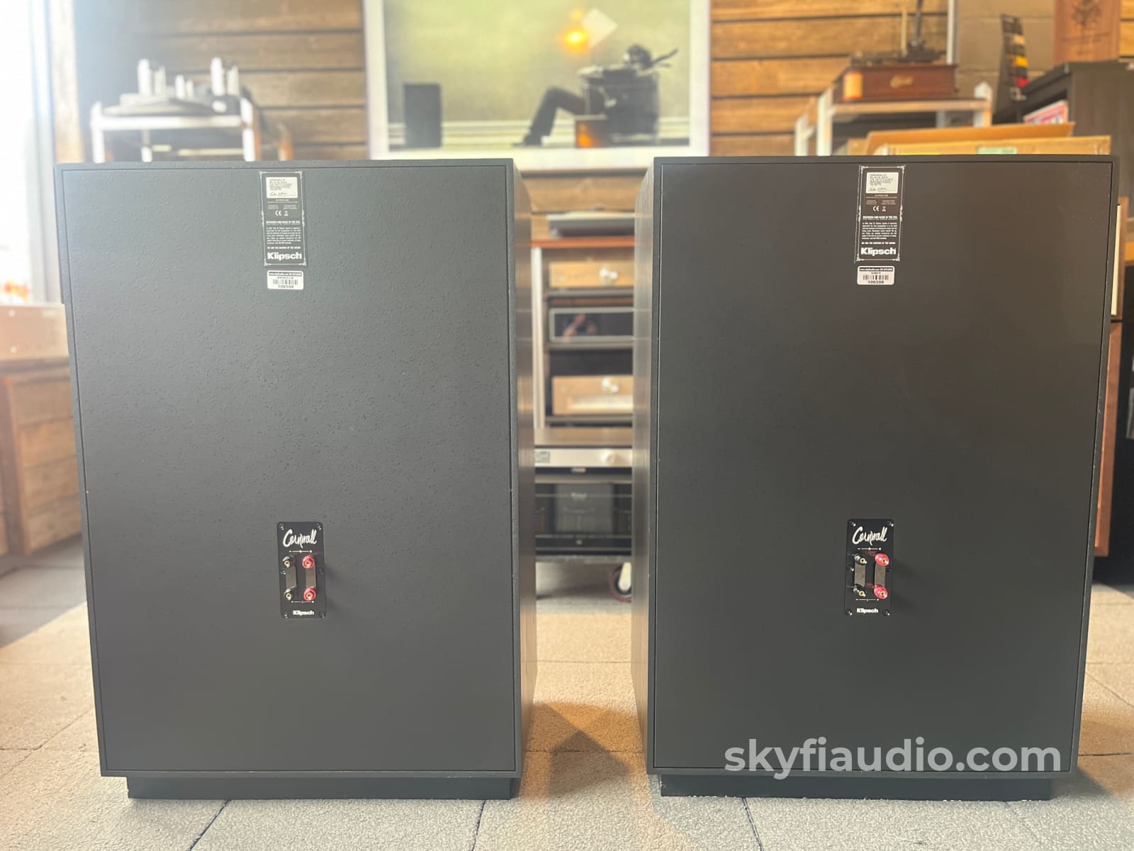 Klipsch Cornwall IV Heritage Series Speaker Pair (Black Ash) - Pre-Loved Speakers