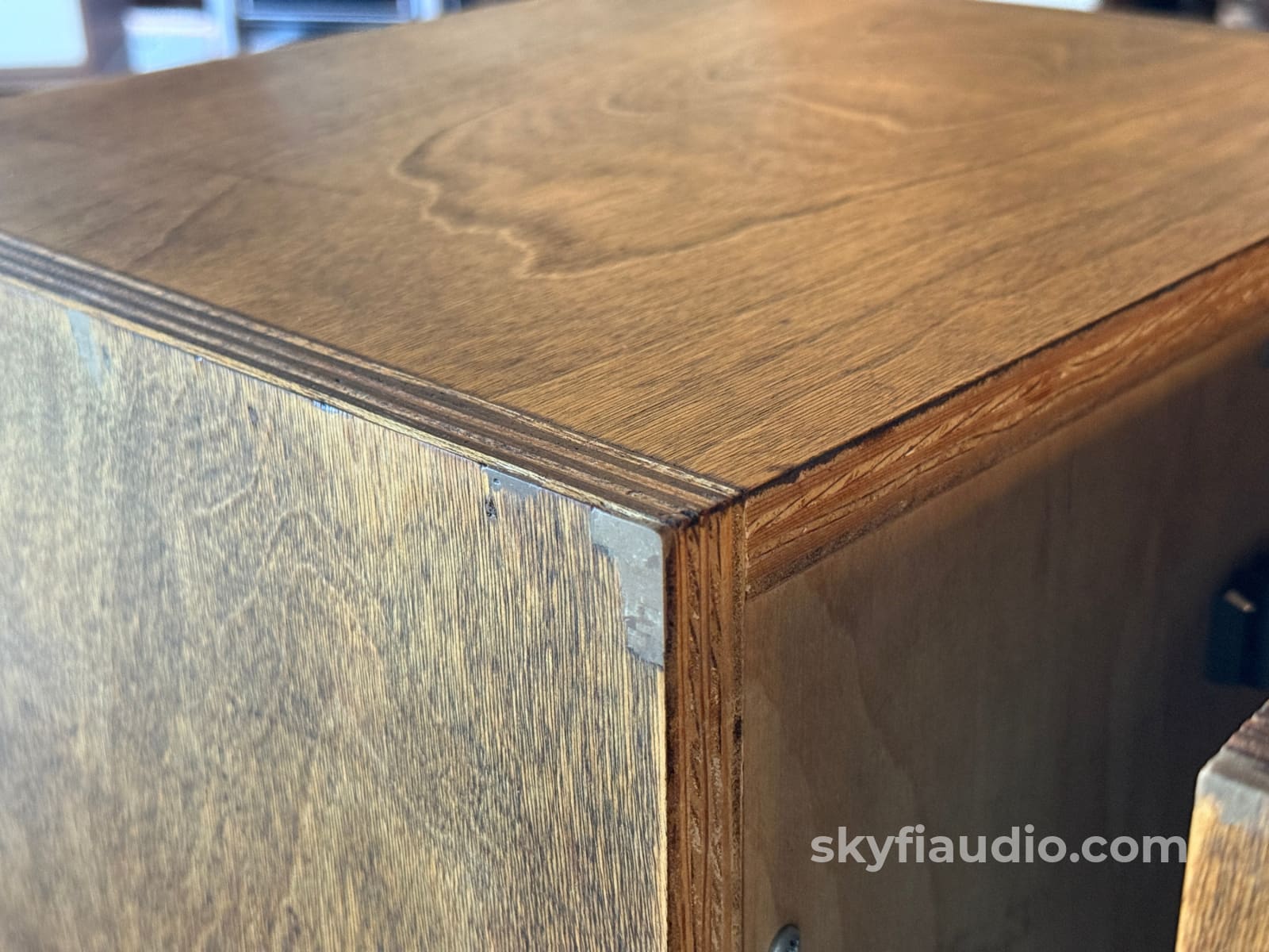 Klipsch Heresy 1.5 HBR Raw Birch w/ Rustic Oil Patina 1982 Consecutive Serials Speakers