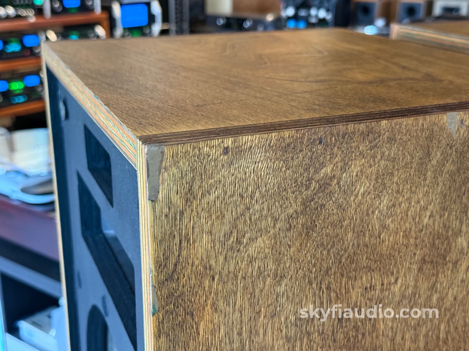 Klipsch Heresy 1.5 HBR Raw Birch w/ Rustic Oil Patina 1982 Consecutive Serials Speakers